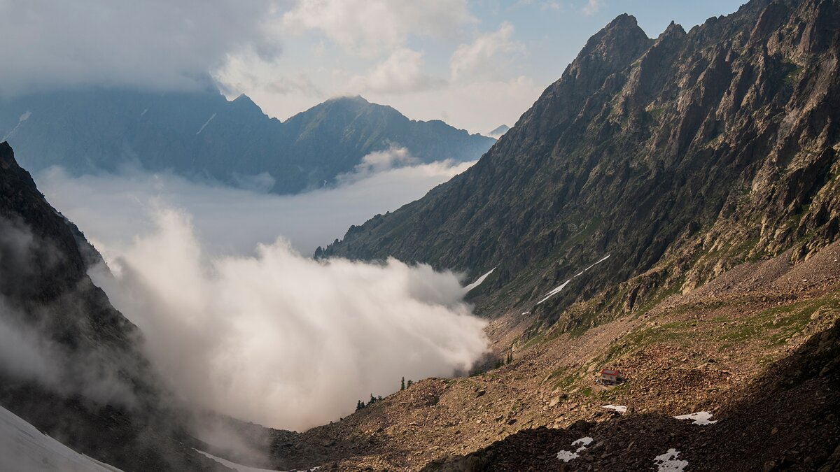 Il Vallone di Lourousa dal Colle del Chiapous