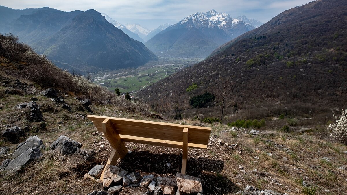 Panorama dal Colletto di Rustagn