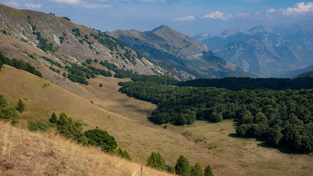 Il vallone Deserertetto dal Colle dell'Arpione
